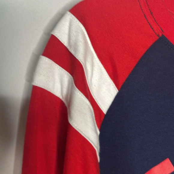 Nike Navy/Red New York Giants Classic Arc Raglan Tri-Blend Long Sleeve SZ XL - Picture 5 of 12